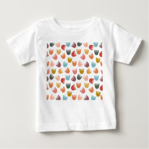 T-shirt Pour Bébé Fleurs mixtes Boho