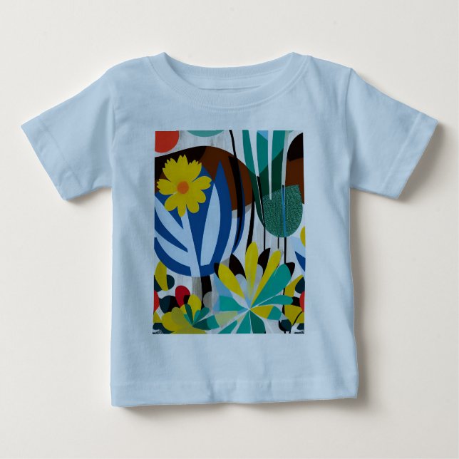 T-shirt Pour Bébé fleurs sauvages / Légumineuses (Devant)