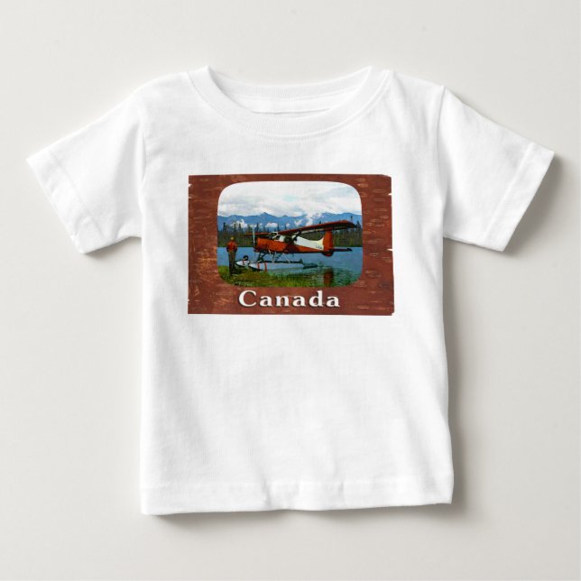 T-shirt Pour Bébé Floatplane De Havilland Beaver (Devant)