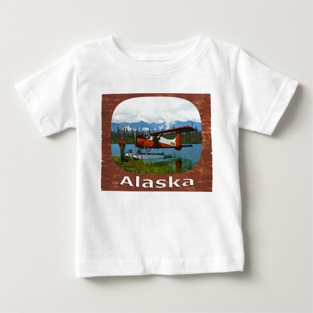 T-shirt Pour Bébé Floatplane De Havilland Beaver (Devant)