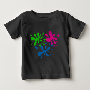 T-shirt Pour Bébé Flocs aléatoires