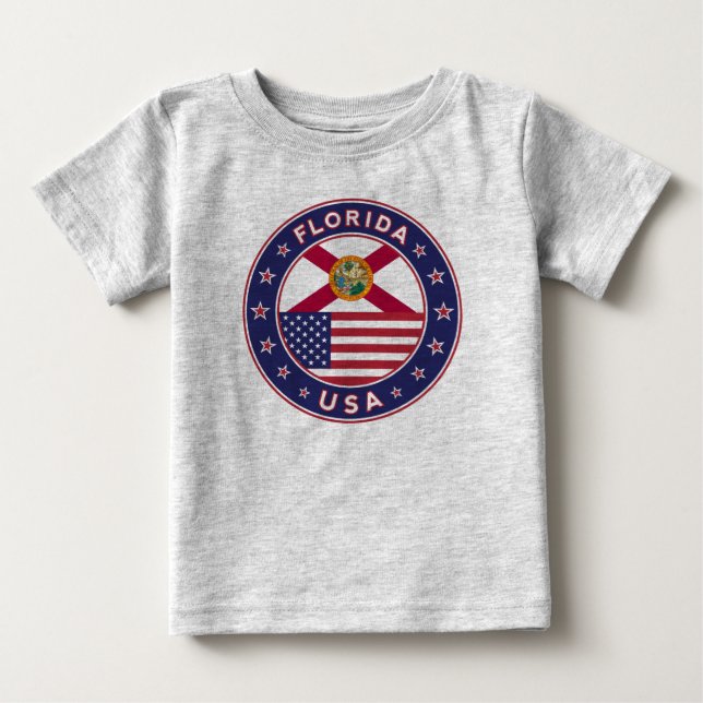 T-shirt Pour Bébé Floride (Devant)