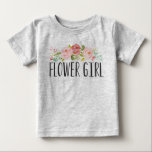 T-shirt Pour Bébé Flower Girl Baby Tee | Bridesmaid<br><div class="desc">Flower Girl Tee - shirt com com com Arrêtez par la boutique aujourd'hui pour voir plus d'articles correspondants !</div>