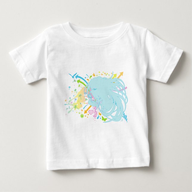T-shirt Pour Bébé Fluff_of_a_Dandelion (Devant)
