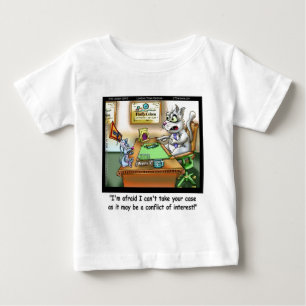 T-shirt Pour Bébé Fluffy Cohen Avocate @Griffe Chat Drôle & Avocat
