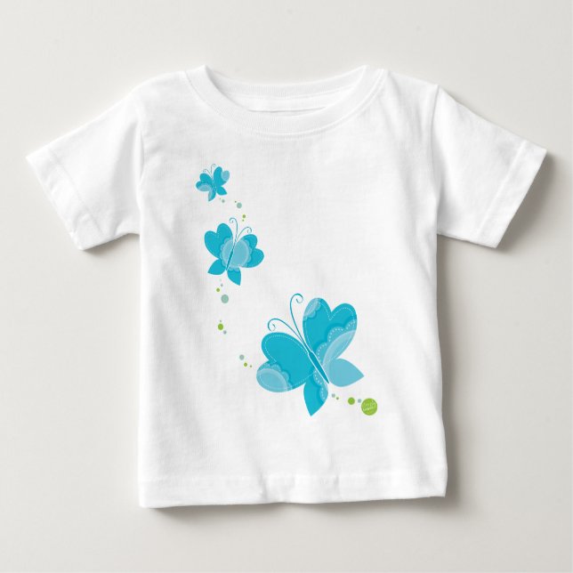 T-shirt Pour Bébé FLUTTERBY BUTTERFLIES :: série trois 2 (Devant)