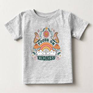 T-shirt Pour Bébé Focus sur la gentillesse graphique Super