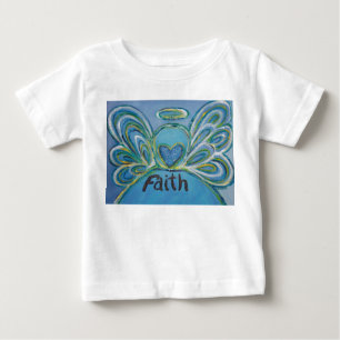 T-shirt Pour Bébé Foi Inspiration Angel Shirt (Art des deux côtés)