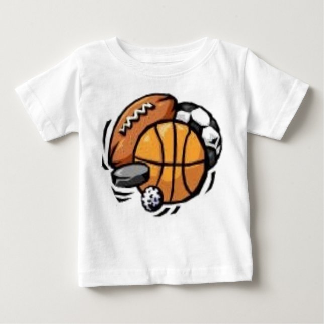 T-shirt Pour Bébé Folâtre des boules (Devant)