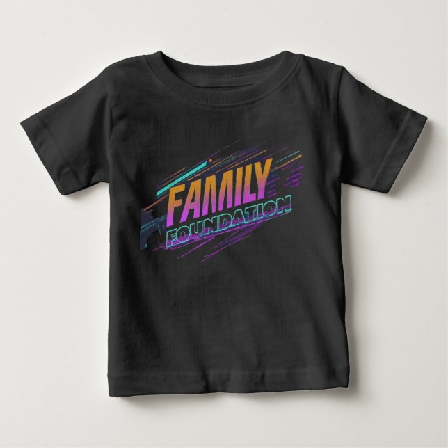 T-shirt Pour Bébé Fondation familiale (Devant)