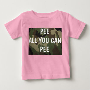 T-shirt Pour Bébé Font pipi tous que vous pouvez faire pipi