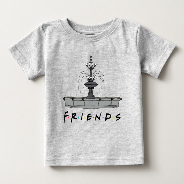 T-shirt Pour Bébé Fontaine AMIENDS™ (Devant)