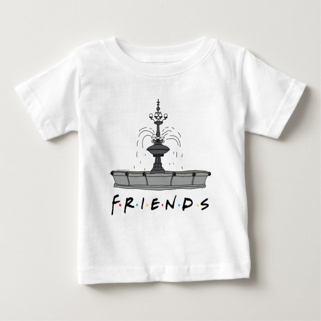T-shirt Pour Bébé Fontaine AMIENDS™ (Devant)