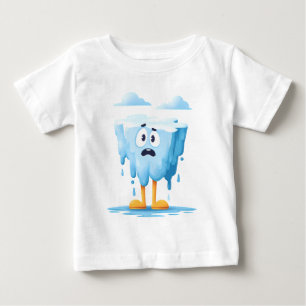 T-shirt Pour Bébé Fonte des glaciers – Enfants et bloc de glace mign