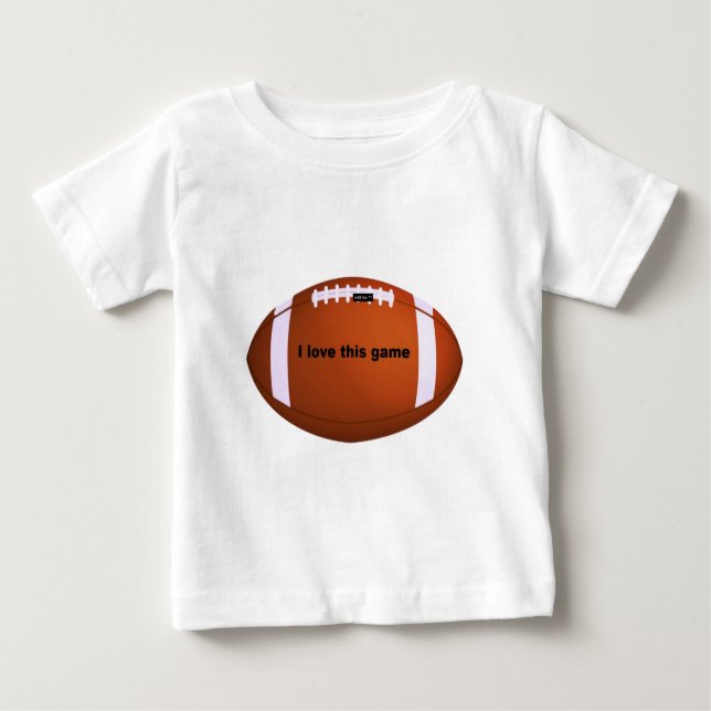 T-shirt Pour Bébé football américain (Devant)