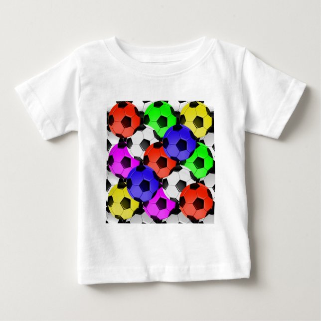 T-shirt Pour Bébé Football américain multicolore (Devant)