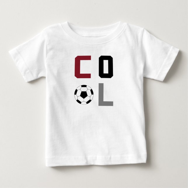 T-shirt Pour Bébé Football Cool (Devant)