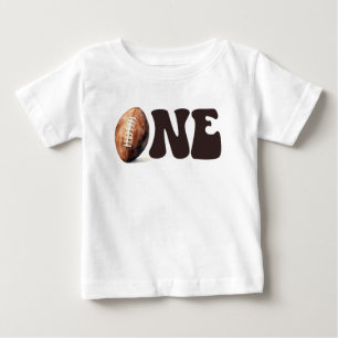 T-shirt Pour Bébé Football Personnalisé Premier Anniversaire 