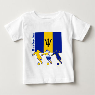 T-shirt Pour Bébé Footballeurs - Barbade