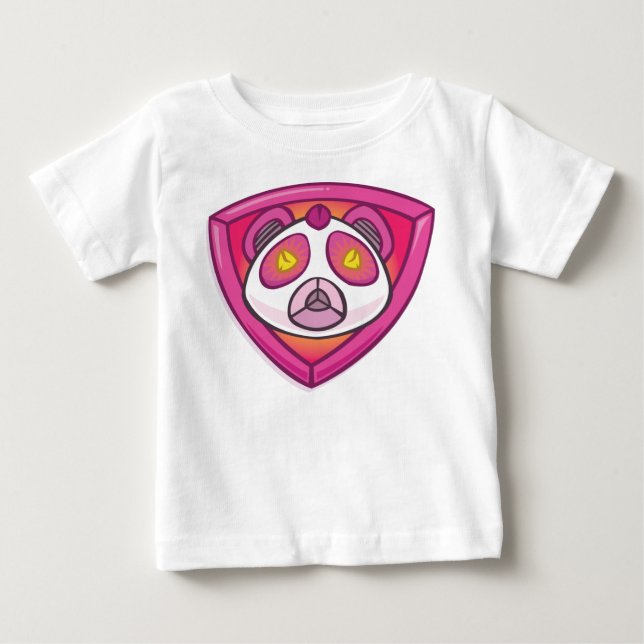 T-shirt Pour Bébé Force de panda, chemise de nourrisson de l'agent (Devant)