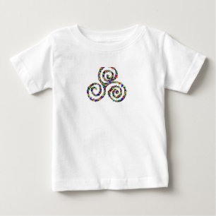 T-shirt Pour Bébé Force de Triskelion celtique