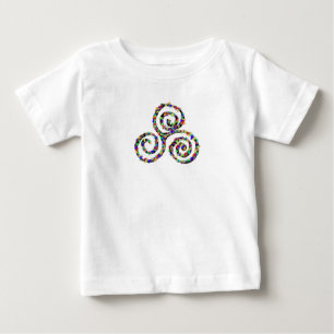 T-shirt Pour Bébé Force de Triskelion celtique