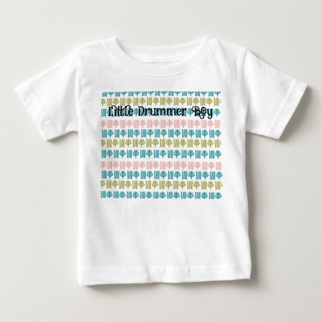 T-shirt Pour Bébé Forêt de Noël (Devant)