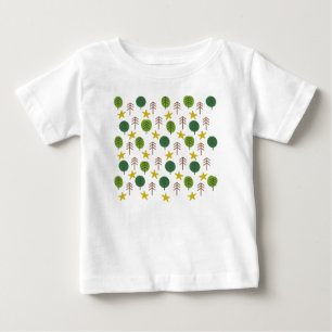 T-shirt Pour Bébé Forêt de Scandi