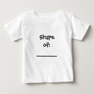 T-shirt Pour Bébé Forme de : ____