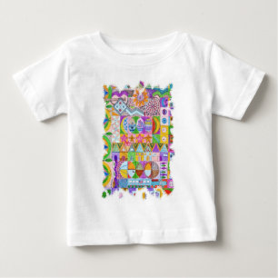 T-shirt Pour Bébé Formes de formes de formes