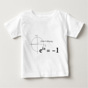 T-shirt Pour Bébé Formule de maths de l'identité d'Euler