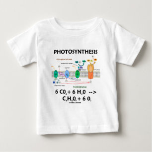 T-shirt Pour Bébé Formule de photosynthèse (produit chimique)