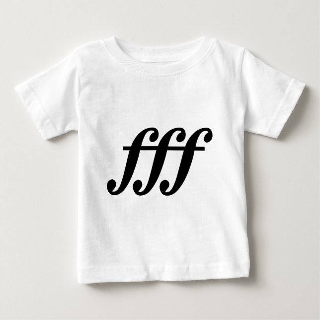 T-shirt Pour Bébé Fortissimo possible (Devant)