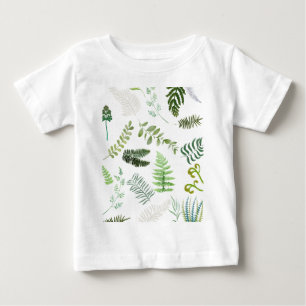 T-shirt Pour Bébé Fougères menacées