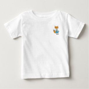 T-shirt Pour Bébé Fox adorable de région boisée d'amis de forêt