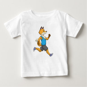 T-shirt Pour Bébé Fox comme coureur à Running