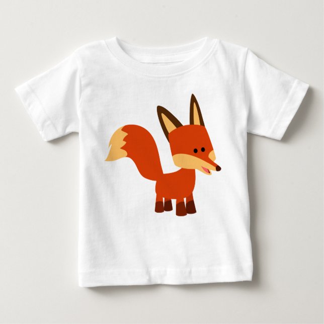 T-Shirt pour bébé Fox en tatouage Astute mignonne (Devant)