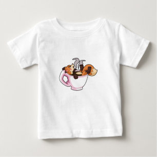 T-shirt Pour Bébé Fox with Coffee
