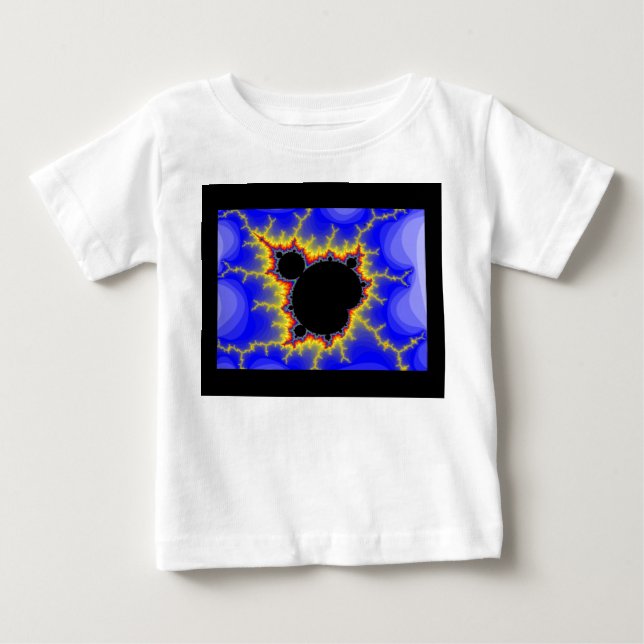 T-shirt Pour Bébé Fractale réglée de Mandelbrot (Devant)