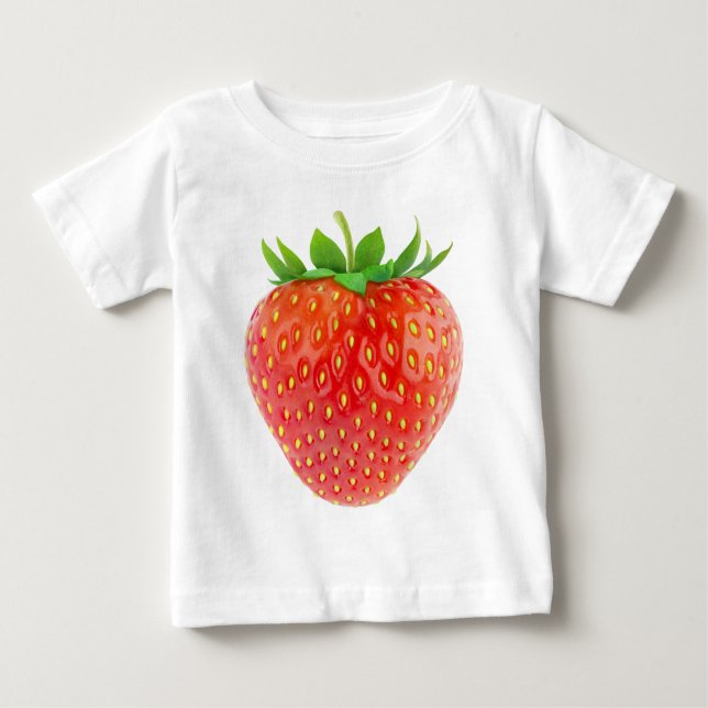 T-shirt Pour Bébé Fraise (Devant)