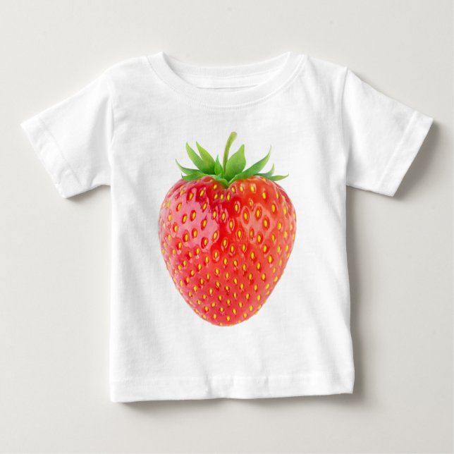 T-shirt Pour Bébé Fraise (Devant)