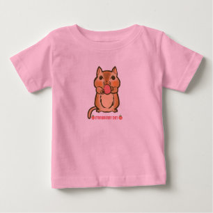 T-shirt Pour Bébé fraise chipmunk