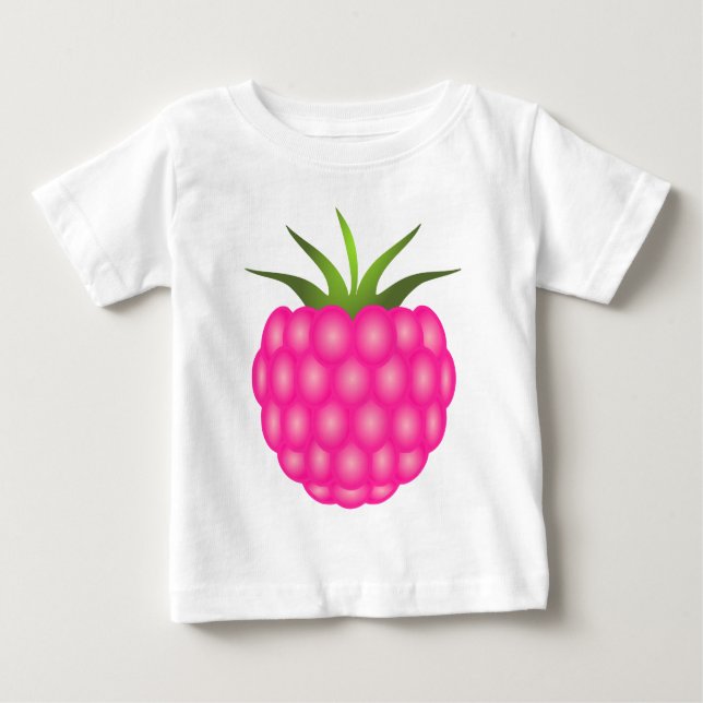 T-shirt Pour Bébé Framboise ou juste baie rose (Devant)