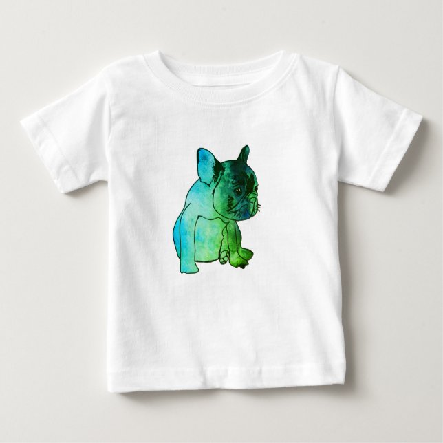 T-shirt Pour Bébé Français Chien Chien Chien Chien Chien Chien Chien (Devant)