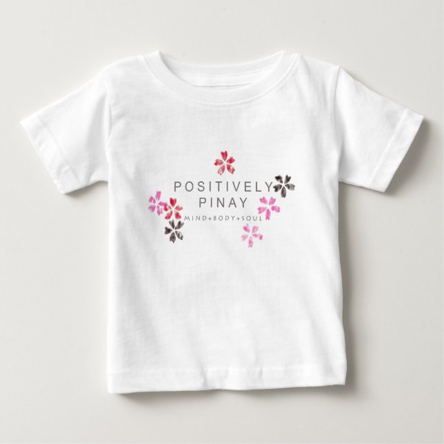 T-shirt Pour Bébé Franchement Pinay - customisé (Devant)