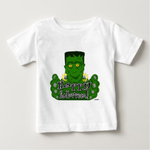 T-shirt Pour Bébé Frankie Joyeux Halloween !