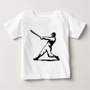 T-shirt Pour Bébé Frapper de base-ball