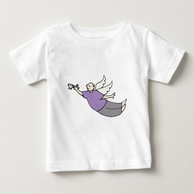 T-shirt Pour Bébé Fred Est Monté (Devant)