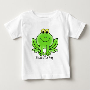 T-shirt Pour Bébé Freddie la grenouille, mignonne