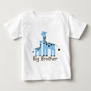 T-shirt Pour Bébé Frère de girafe